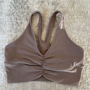 Alo wild thing  bra. Tan. Size medium. 
No pads. I removed them.
